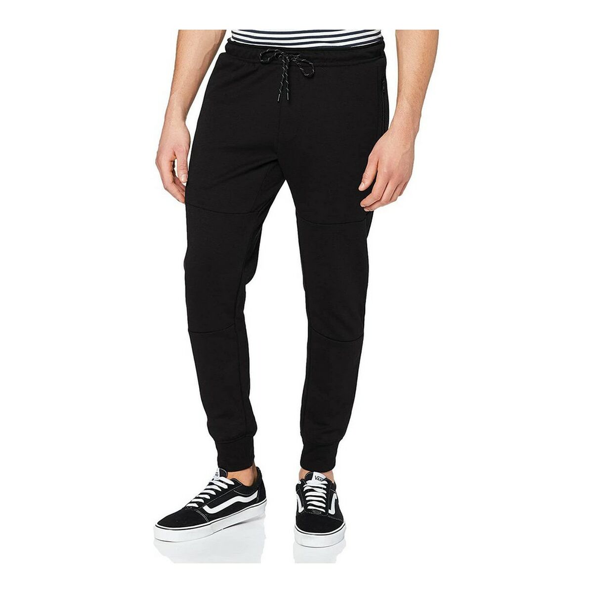 Pantalón de Chándal para Adultos KNIT Jack & Jones 12184970 Negro