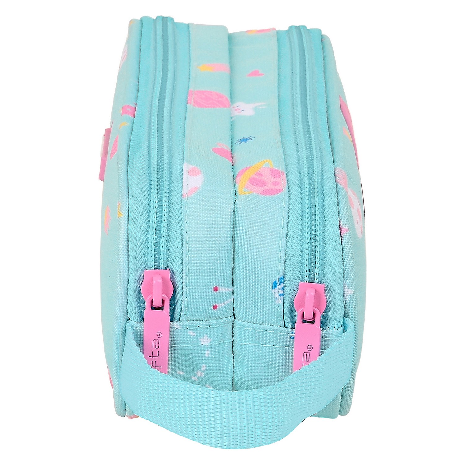 Portatodo Doble Safta My space Azul 21 x 8 x 6 cm