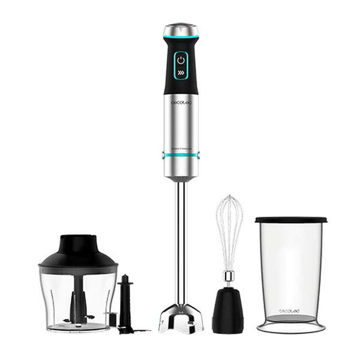 Batidora de Varillas Cecotec Power TitanBlack 1200 XL Cream&Crush 1200W