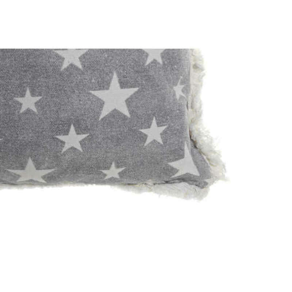 Cojín DKD Home Decor Gris Beige Poliéster Algodón Aluminio (45 x 10 x 45 cm) (2 Unidades)