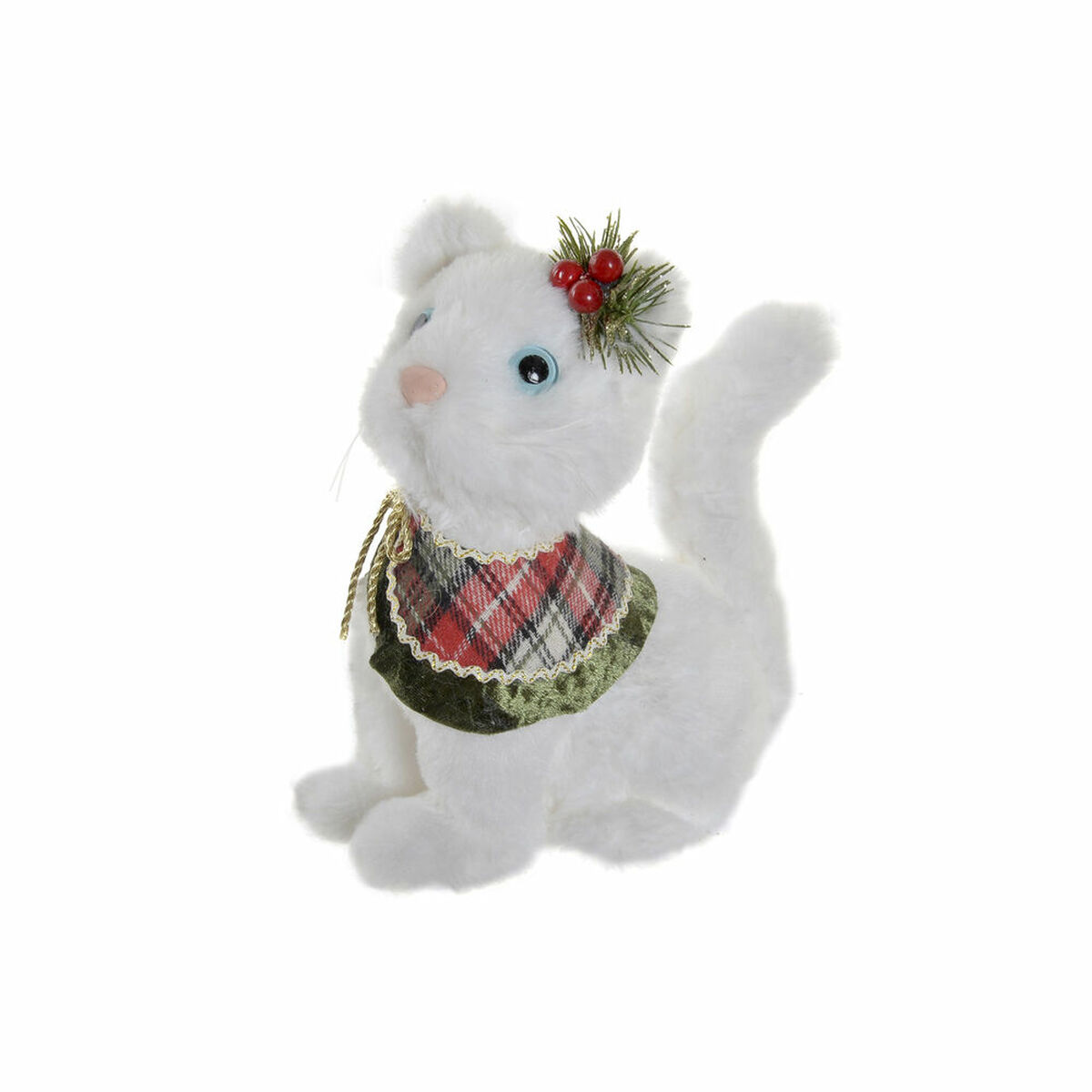 Figura Decorativa DKD Home Decor Poliéster Gatito (19 x 10 x 20 cm)