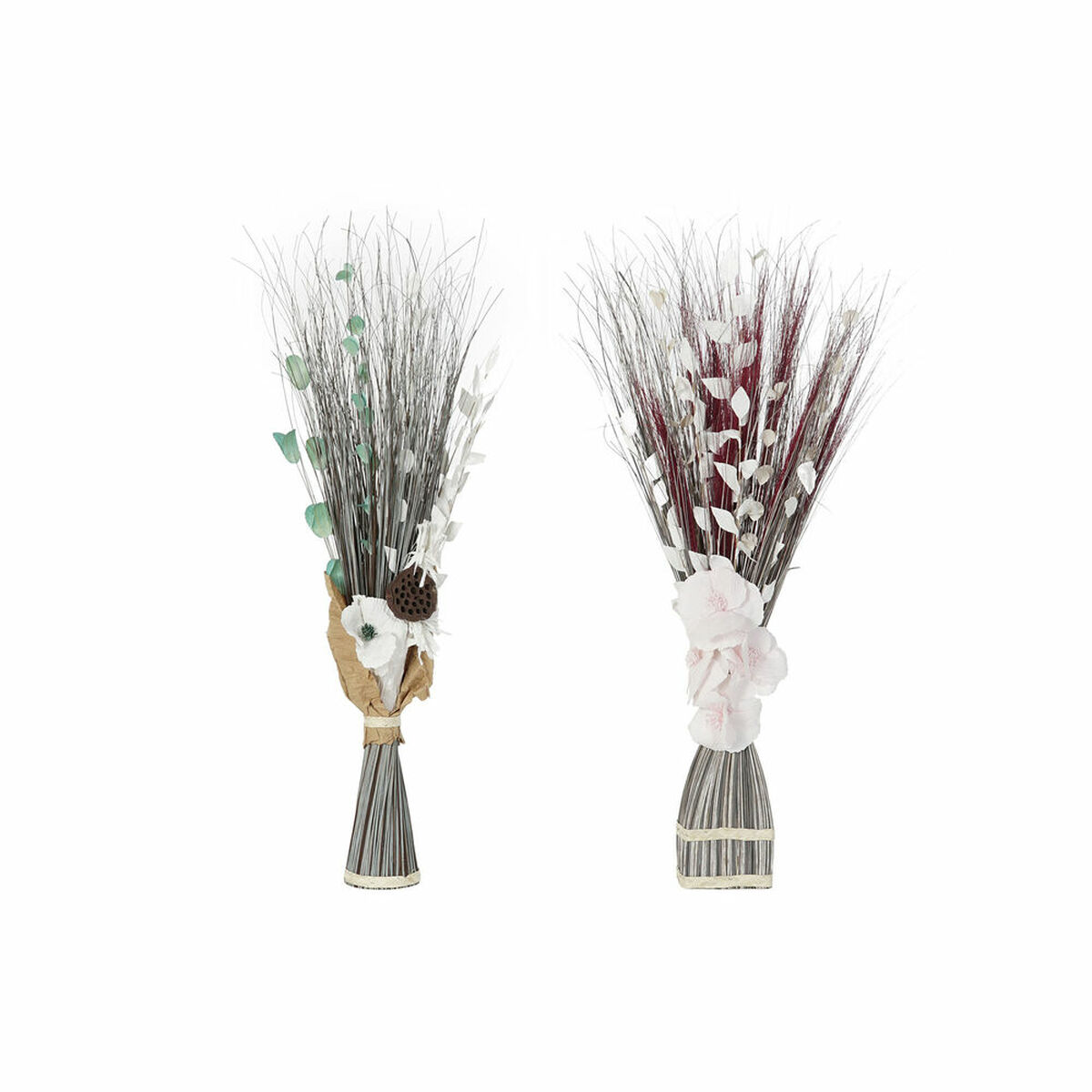 Ramo DKD Home Decor Flores Fibra de coco (2 pcs) (35 x 20 x 100 cm)