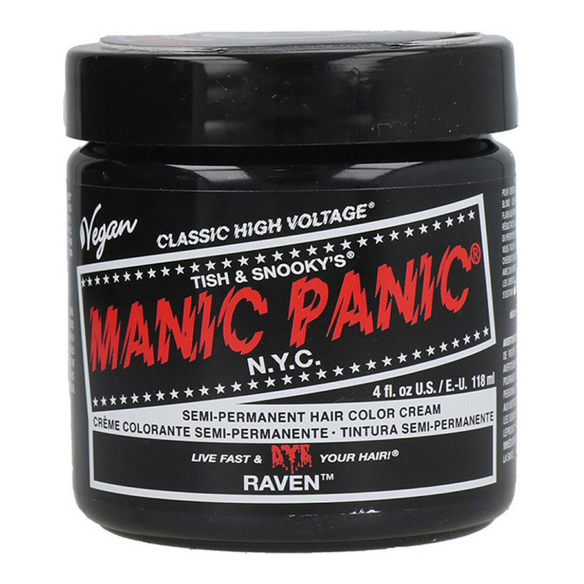 Tinte Permanente Classic Manic Panic ‎HCR 11007 raven (118 ml)