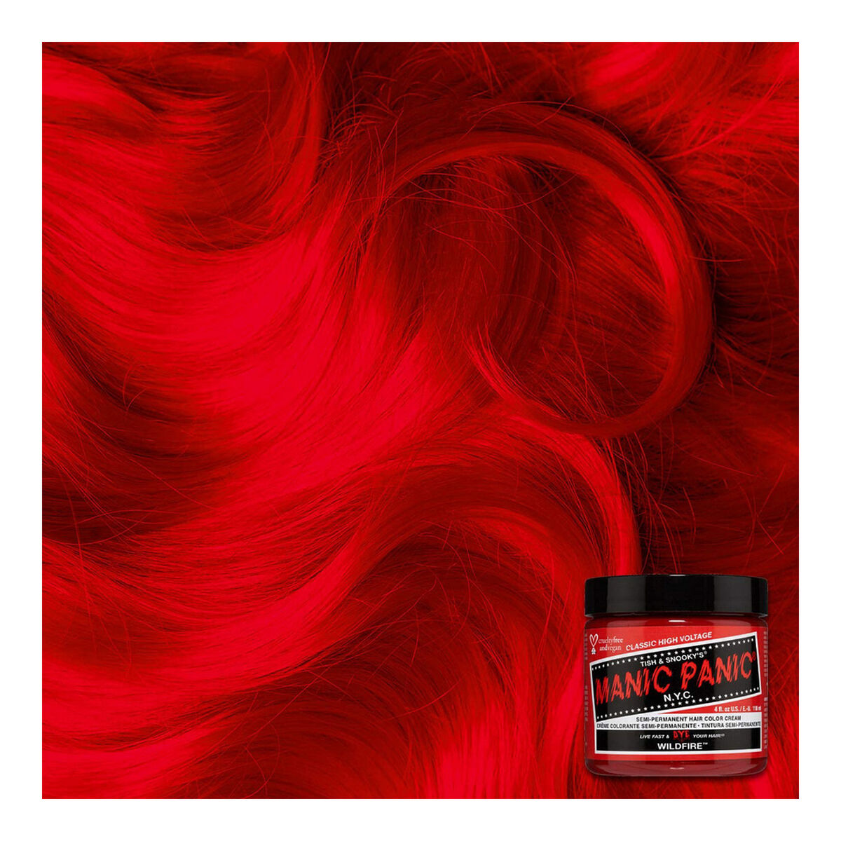 Tinte Permanente Classic Manic Panic ‎612600110104 Wild Fire (118 ml)