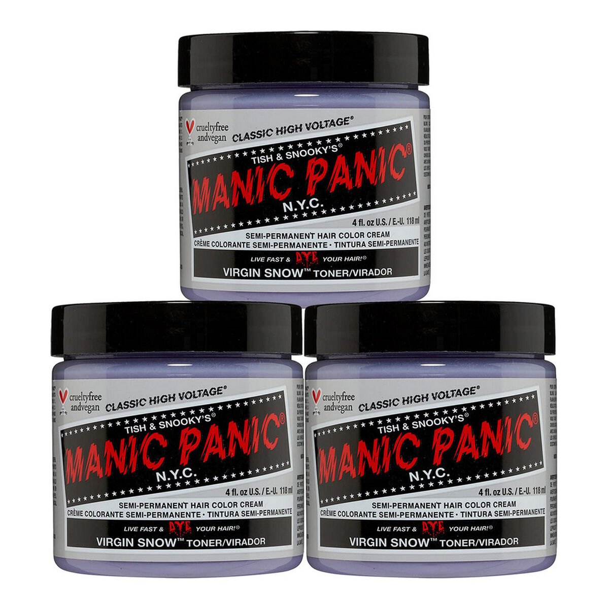Tinte Permanente Classic Manic Panic Virgin Snow (118 ml)