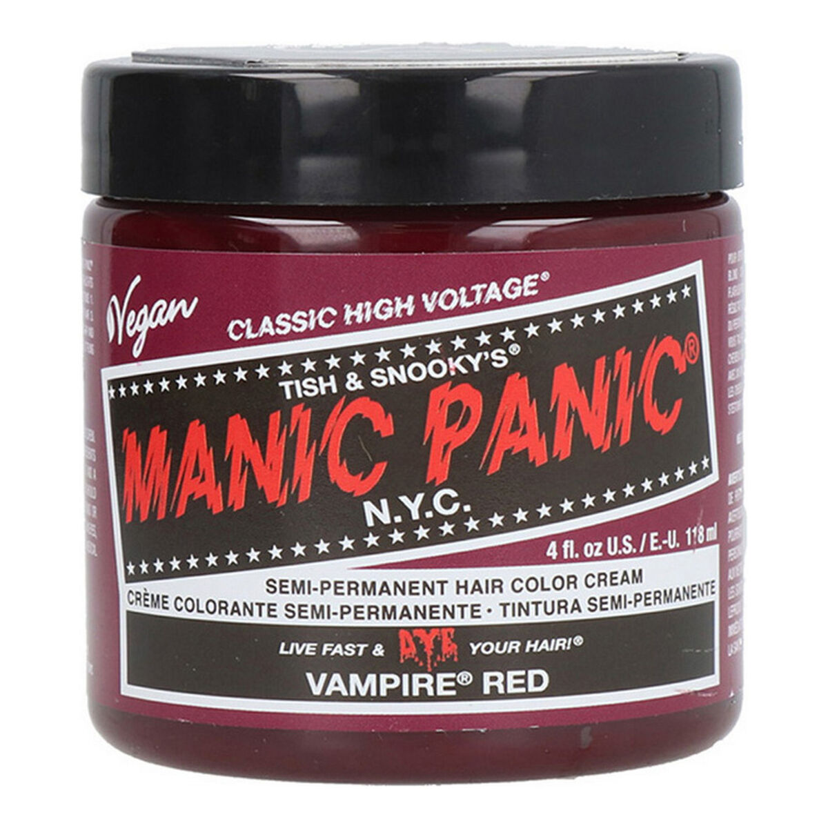 Tinte Permanente Classic Manic Panic Vampire Red (118 ml)