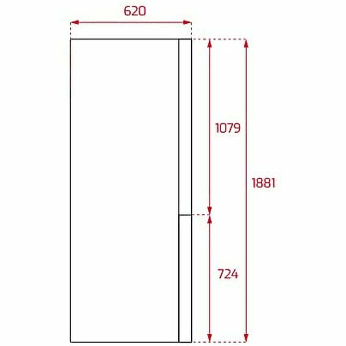 Frigorífico combinado Teka NFL345  Blanco (188 x 60 cm)