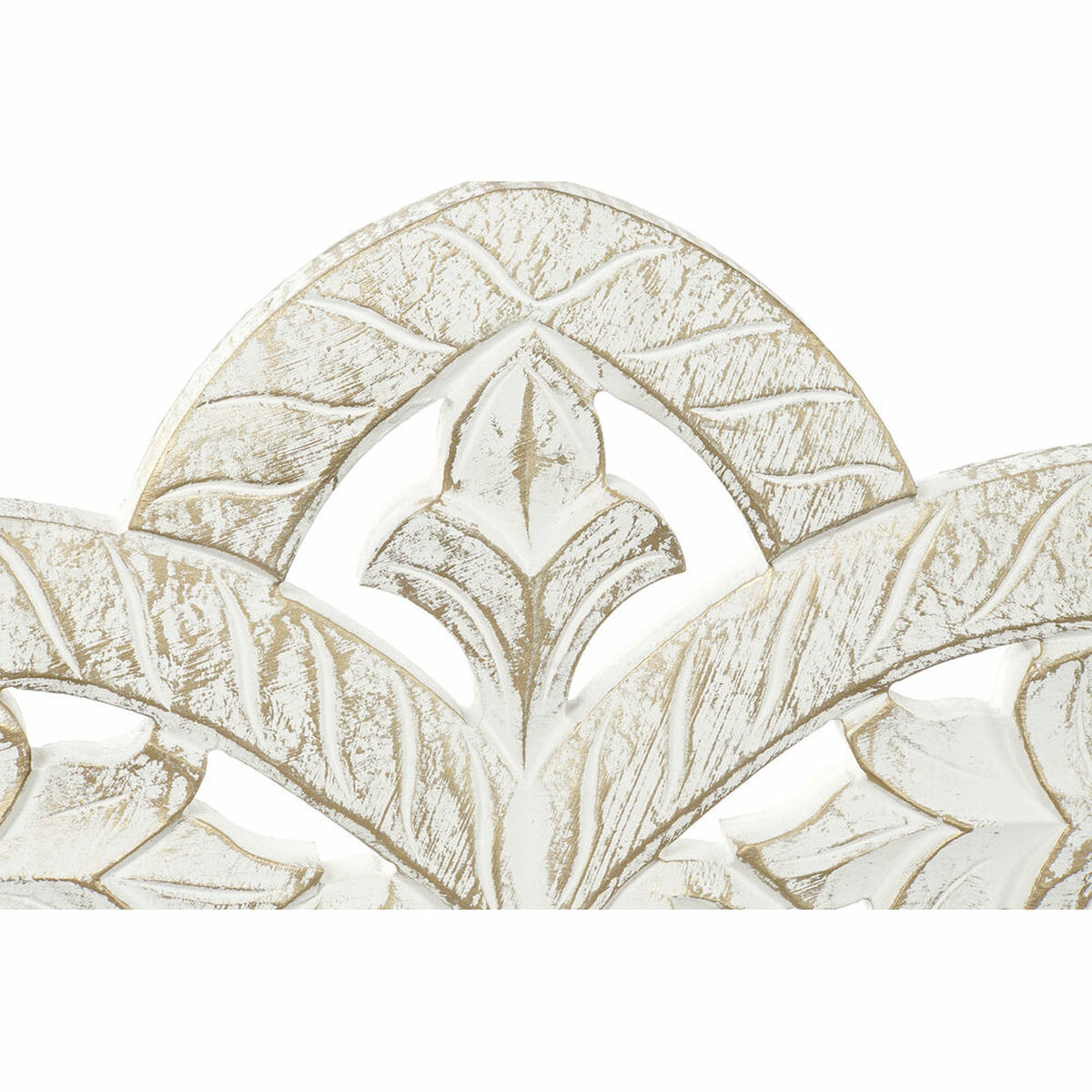 Cabecero de Cama DKD Home Decor Blanco Dorado Madera MDF 152 x 3 x 91 cm