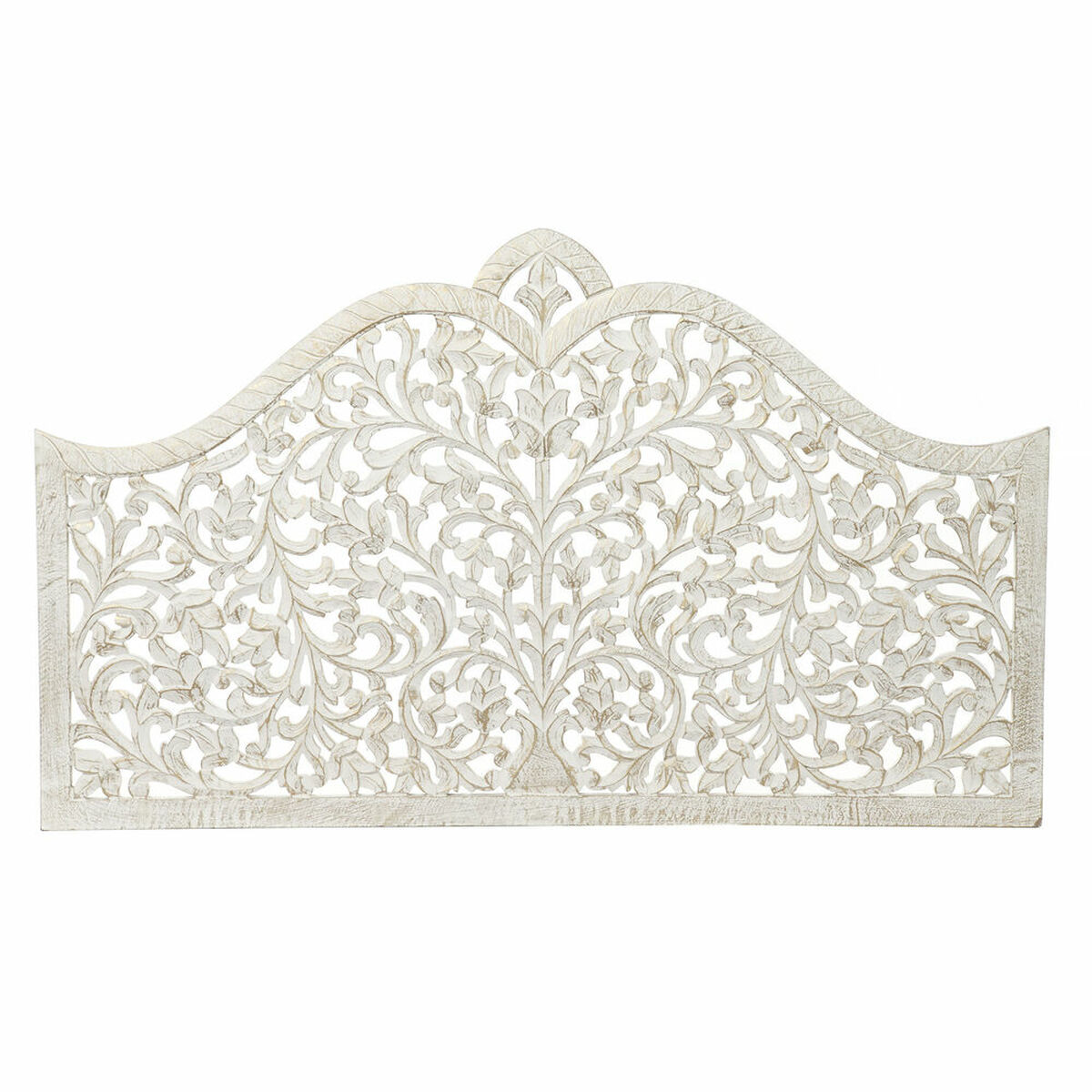 Cabecero de Cama DKD Home Decor Blanco Dorado Madera MDF 152 x 3 x 91 cm
