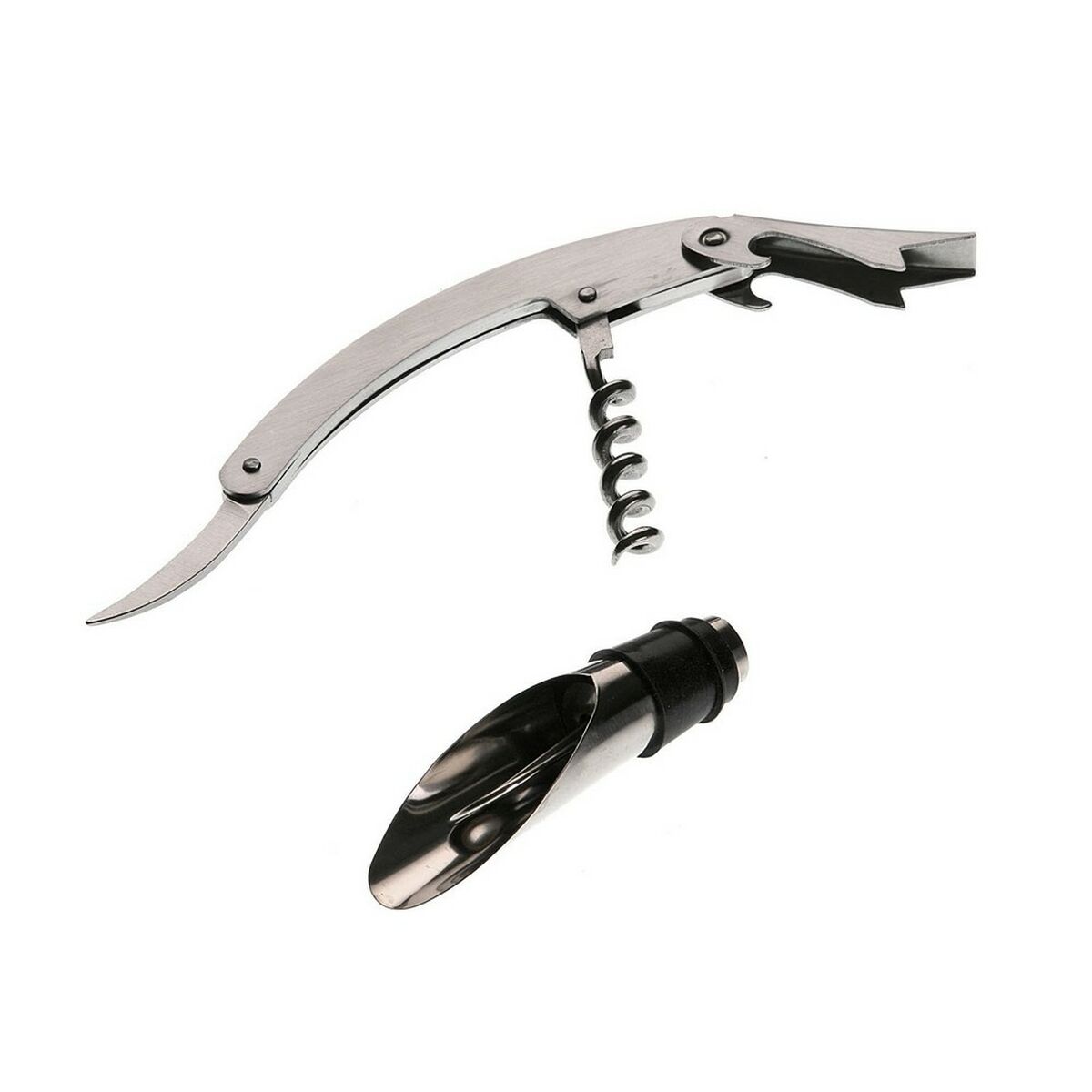 Set de Accesorios para Vino Versa Madera (4 x 22,5 x 11,5 cm) (2 pcs)