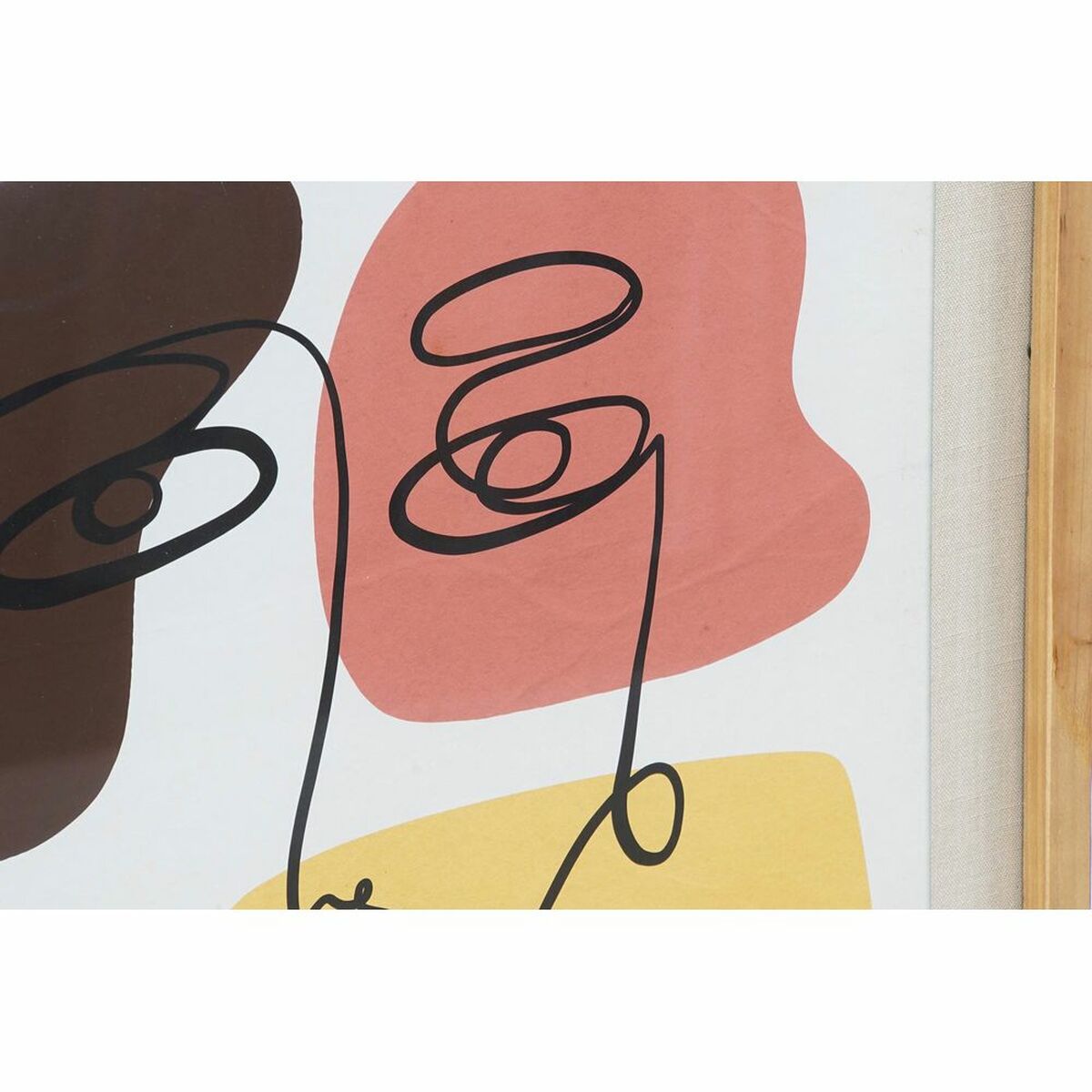 Cuadro DKD Home Decor Cristal Madera MDF 55 x 2 x 70 cm