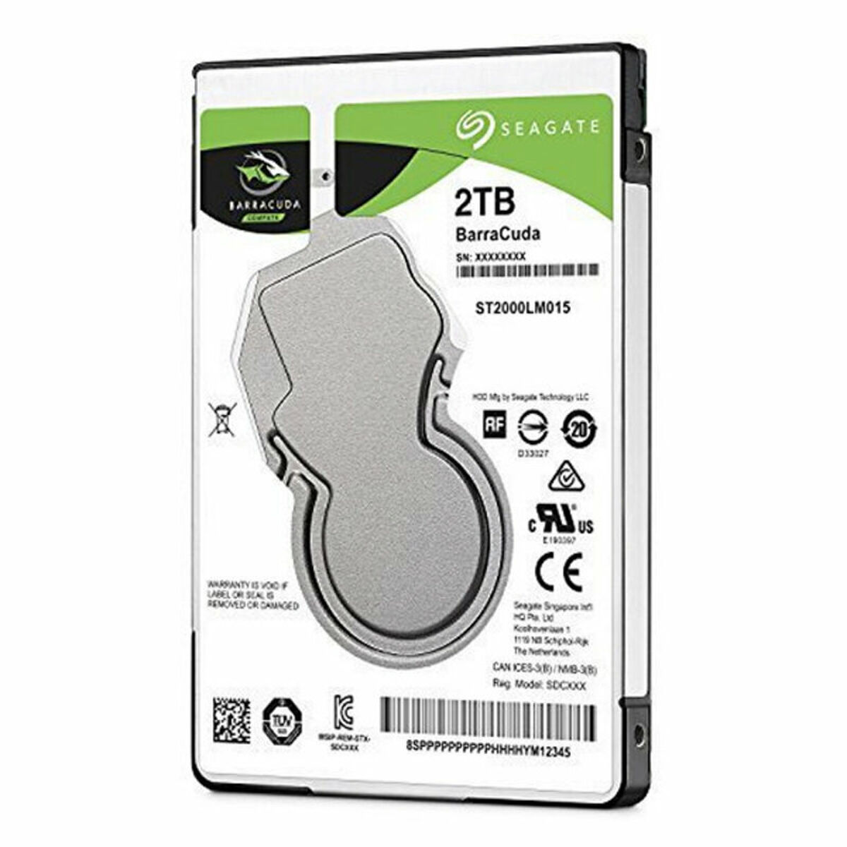 Disco Duro Seagate ST2000LM015 2 TB 5400 rpm 2.5"