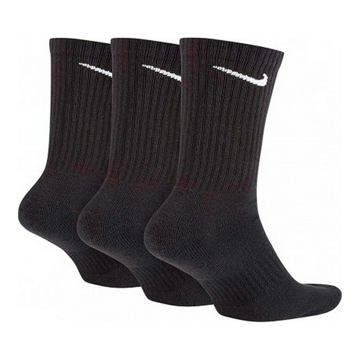 Calcetines Deportivos Nike  EVERYDAY CUSHIONED SX7664 Negro Nylon (3 pcs)