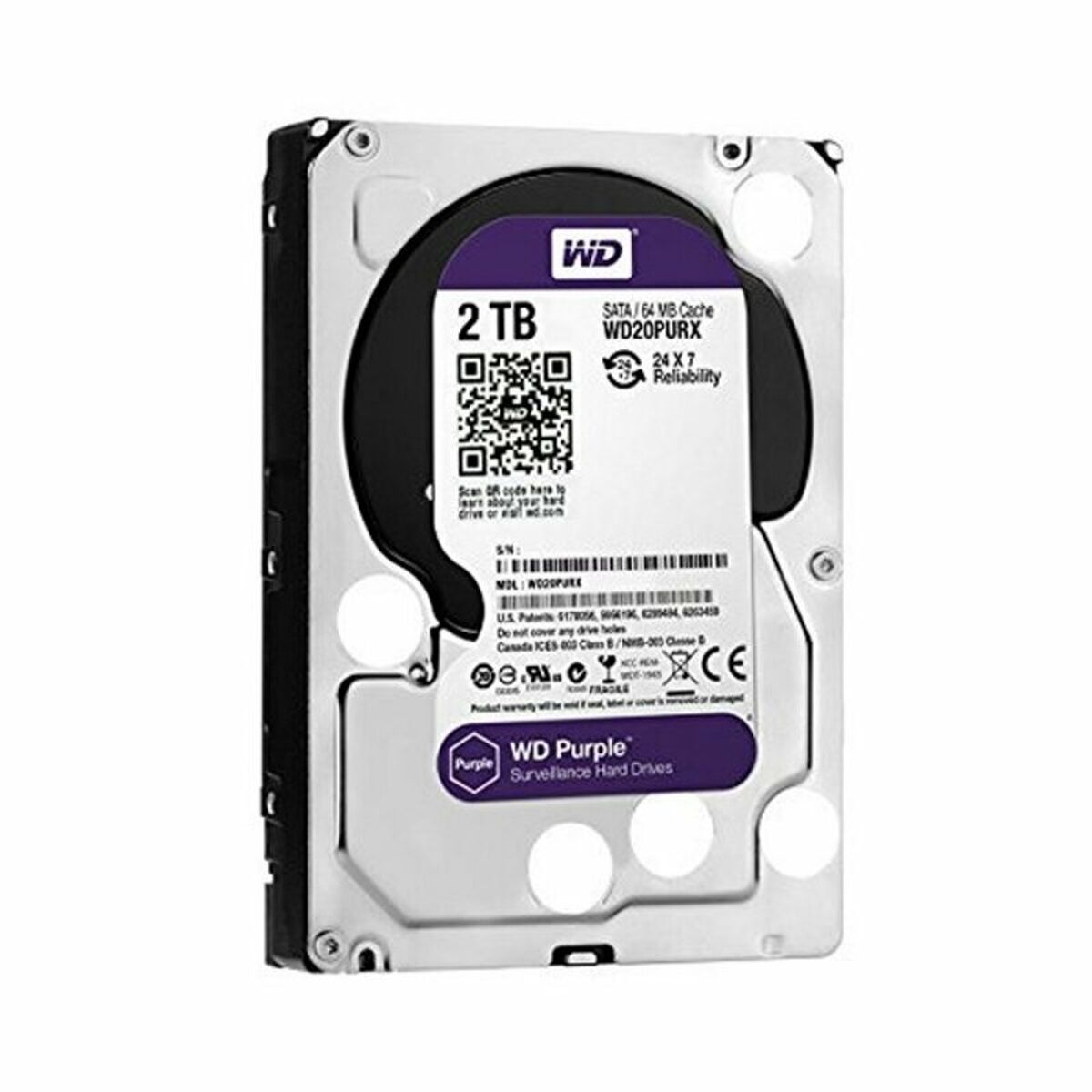 Disco Duro Western Digital SATA PURPLE 3,5"