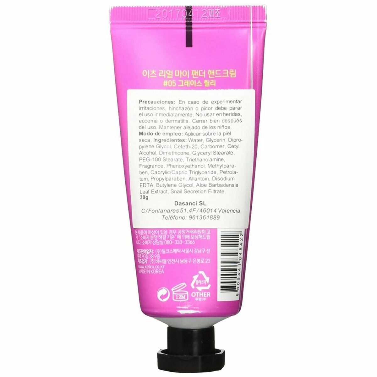 Crema de Manos Sugu Beauty 8809441848422 30 ml