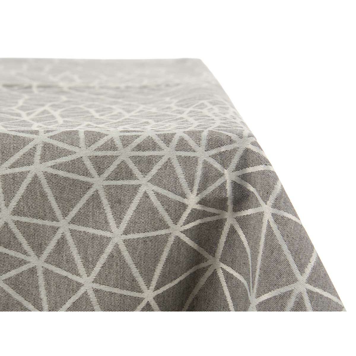 Mantel Kinvara BABEL GRIS 48 Blanco Gris Jacquard
