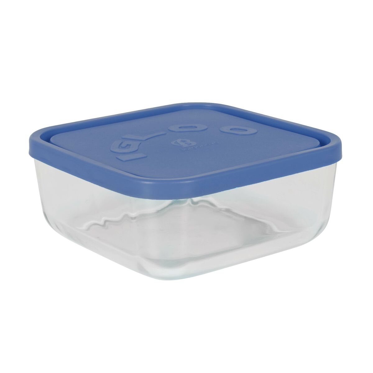 Fiambrera Borgonovo Igloo Azul 22 x 22 x 9 cm 18,5 x 18,5 x 7,4 cm