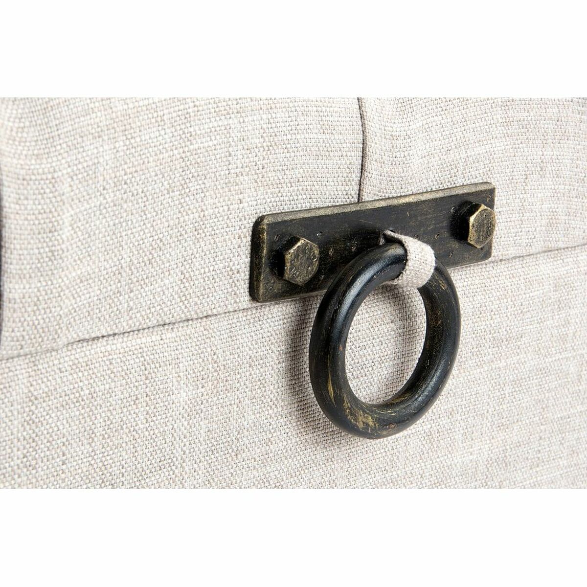 Banqueta DKD Home Decor   Beige Metal Madera MDF 30 x 40 cm 101 x 42 x 43 cm