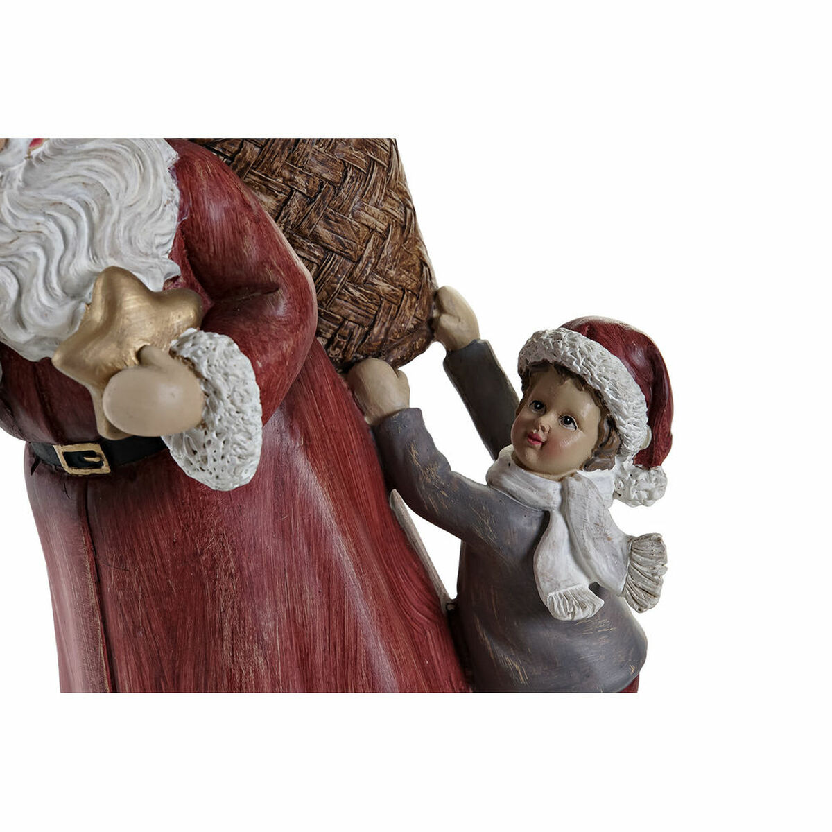 Figura Decorativa DKD Home Decor Papá Noel Resina (15 x 11 x 27 cm)