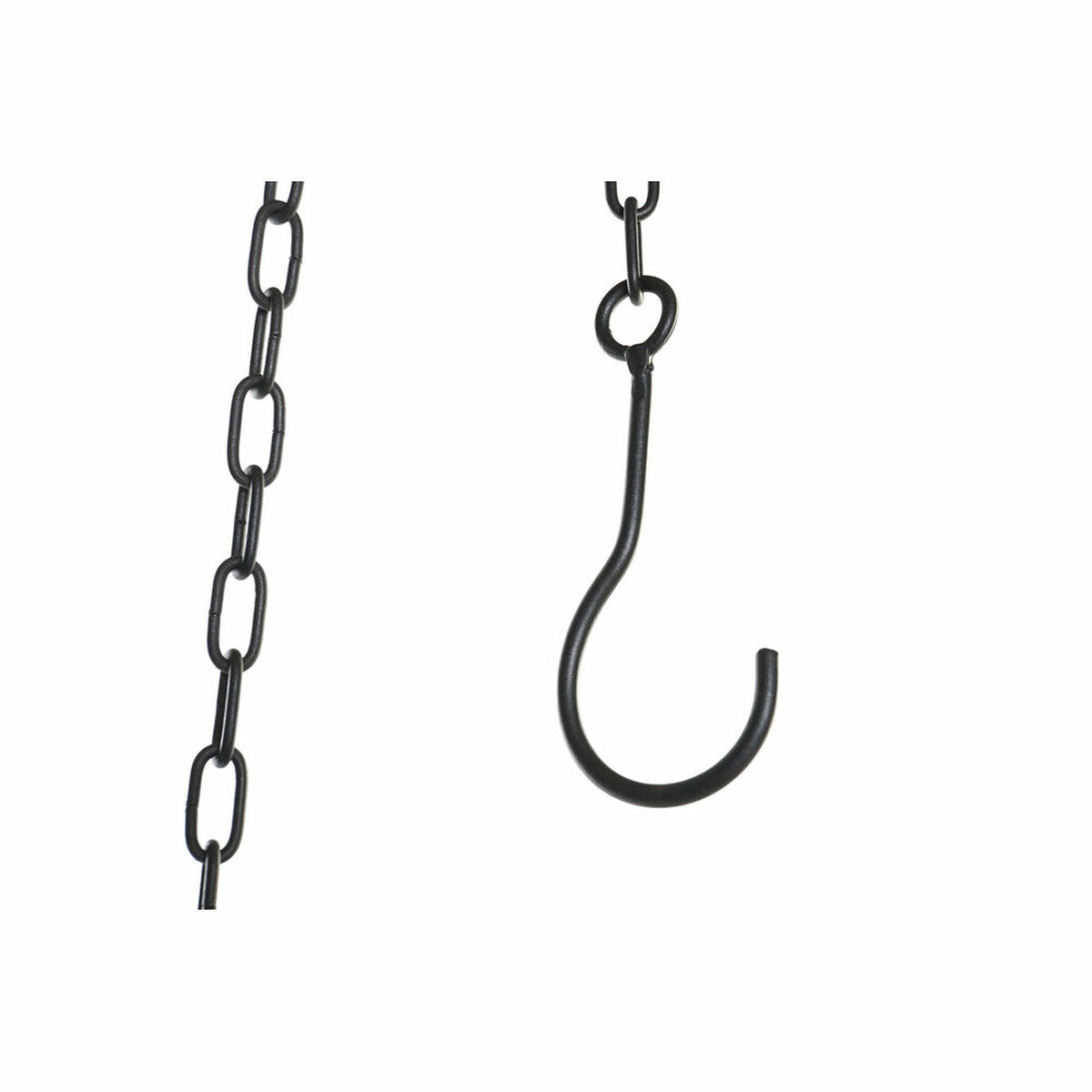 Portavelas DKD Home Decor Negro Metal Cristal 53 x 53 x 52 cm