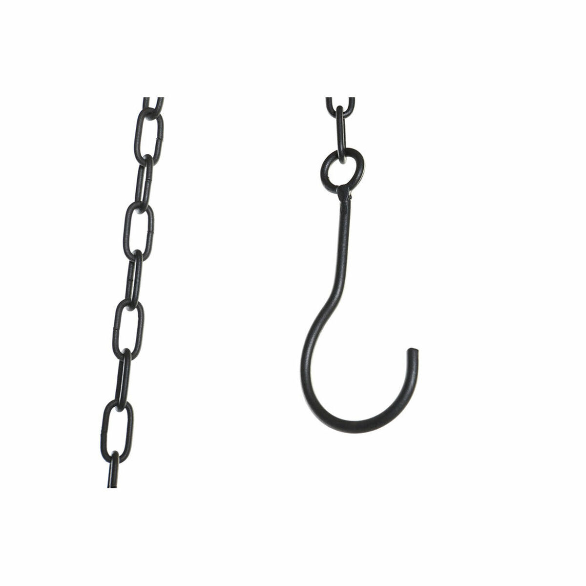 Portavelas DKD Home Decor Negro Metal Cristal 60 x 60 x 73 cm