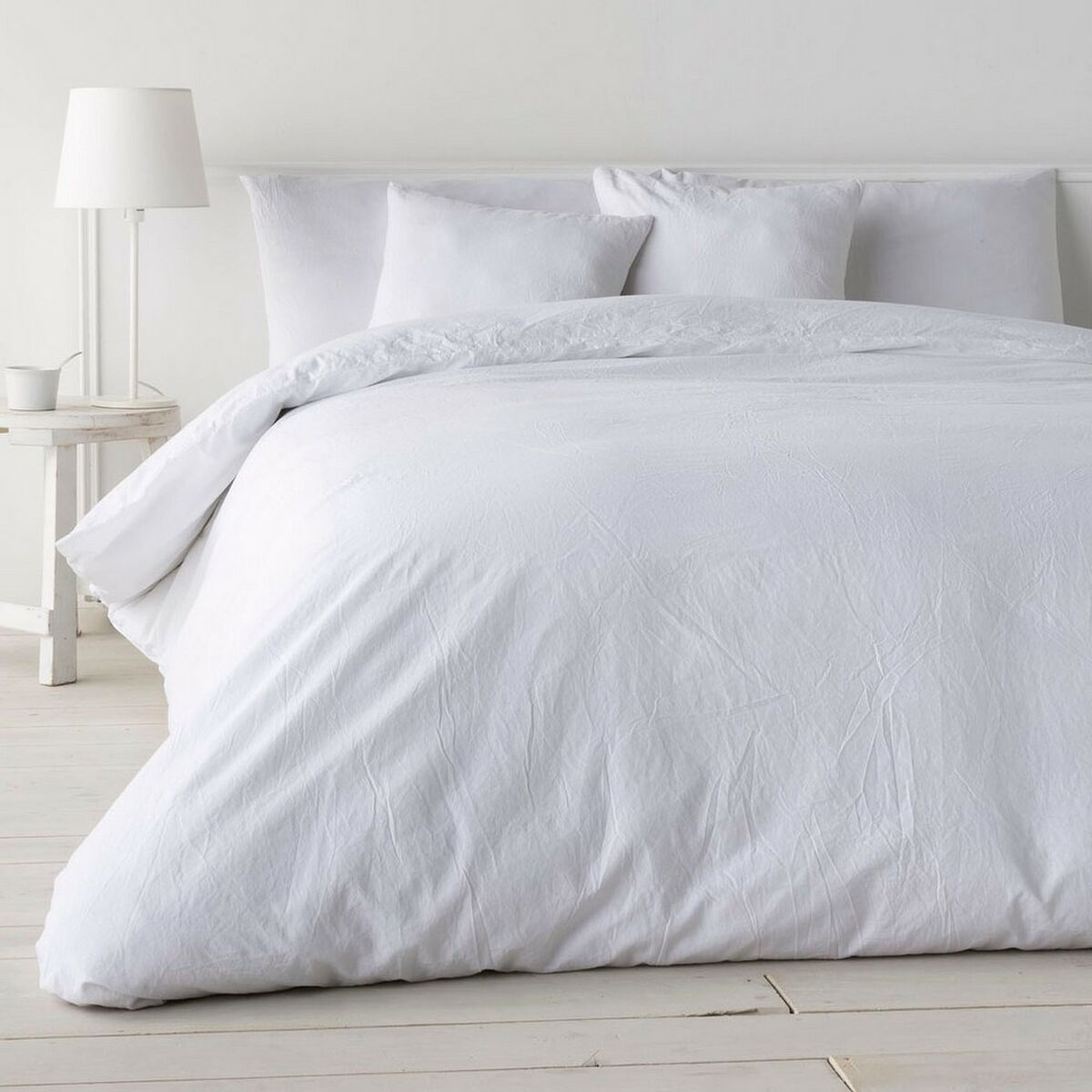 Funda Nórdica Naturals Blanco (140 x 200 cm)