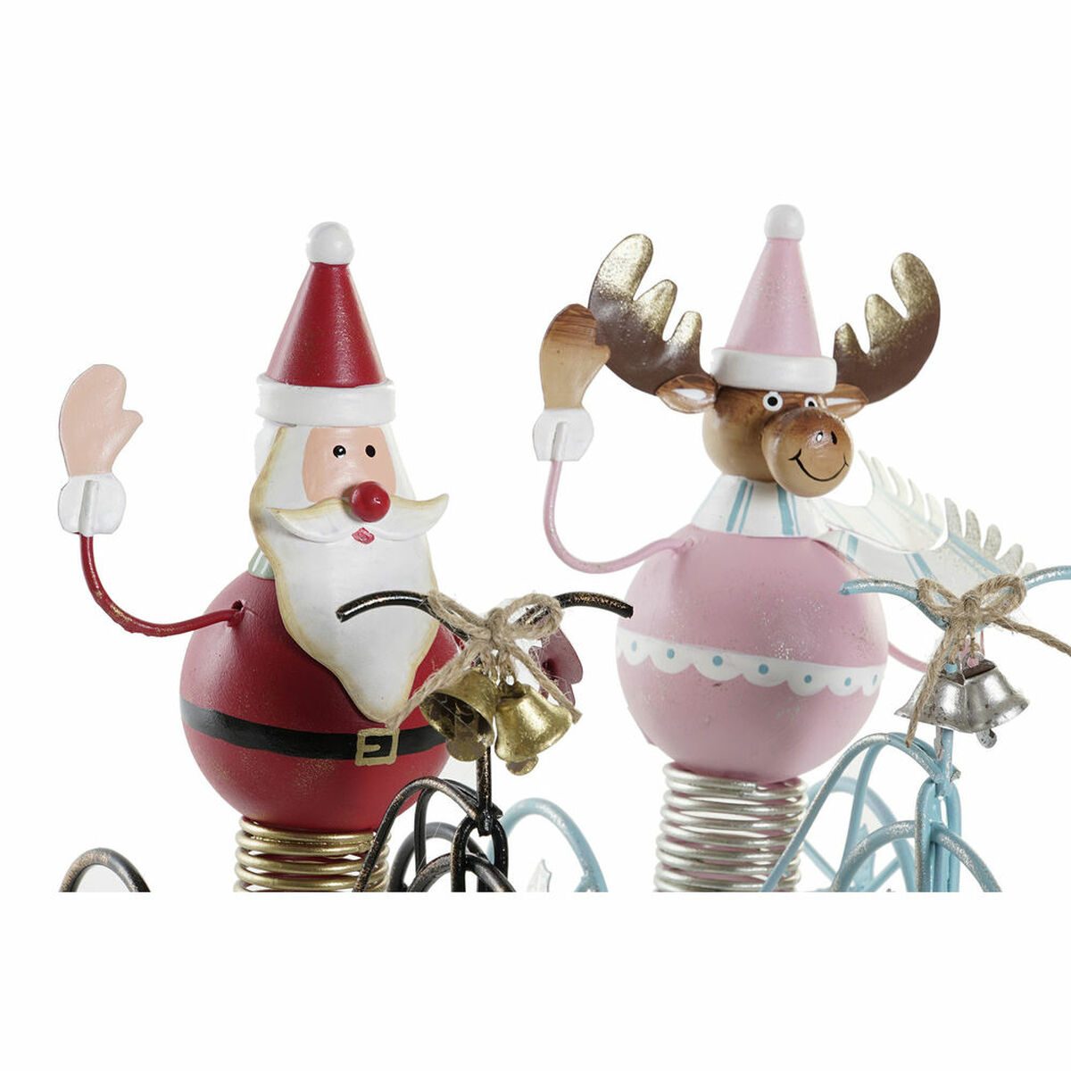 Adorno Navideño DKD Home Decor Metal (2 pcs) (15 x 9 x 19 cm)