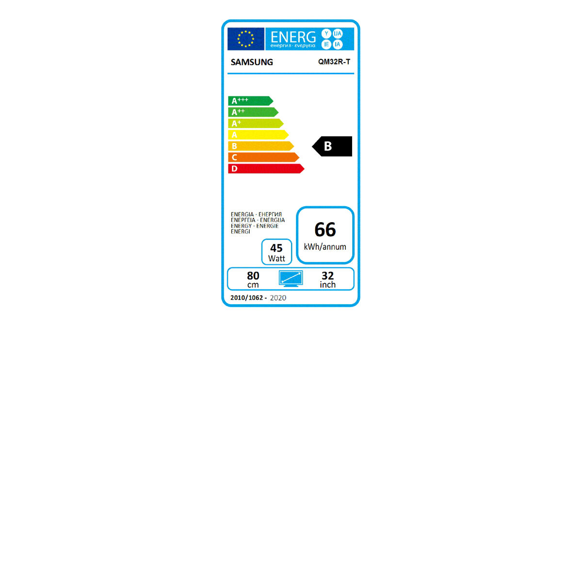 Monitor Samsung LH32QMRTBGCXEN Full HD 32"