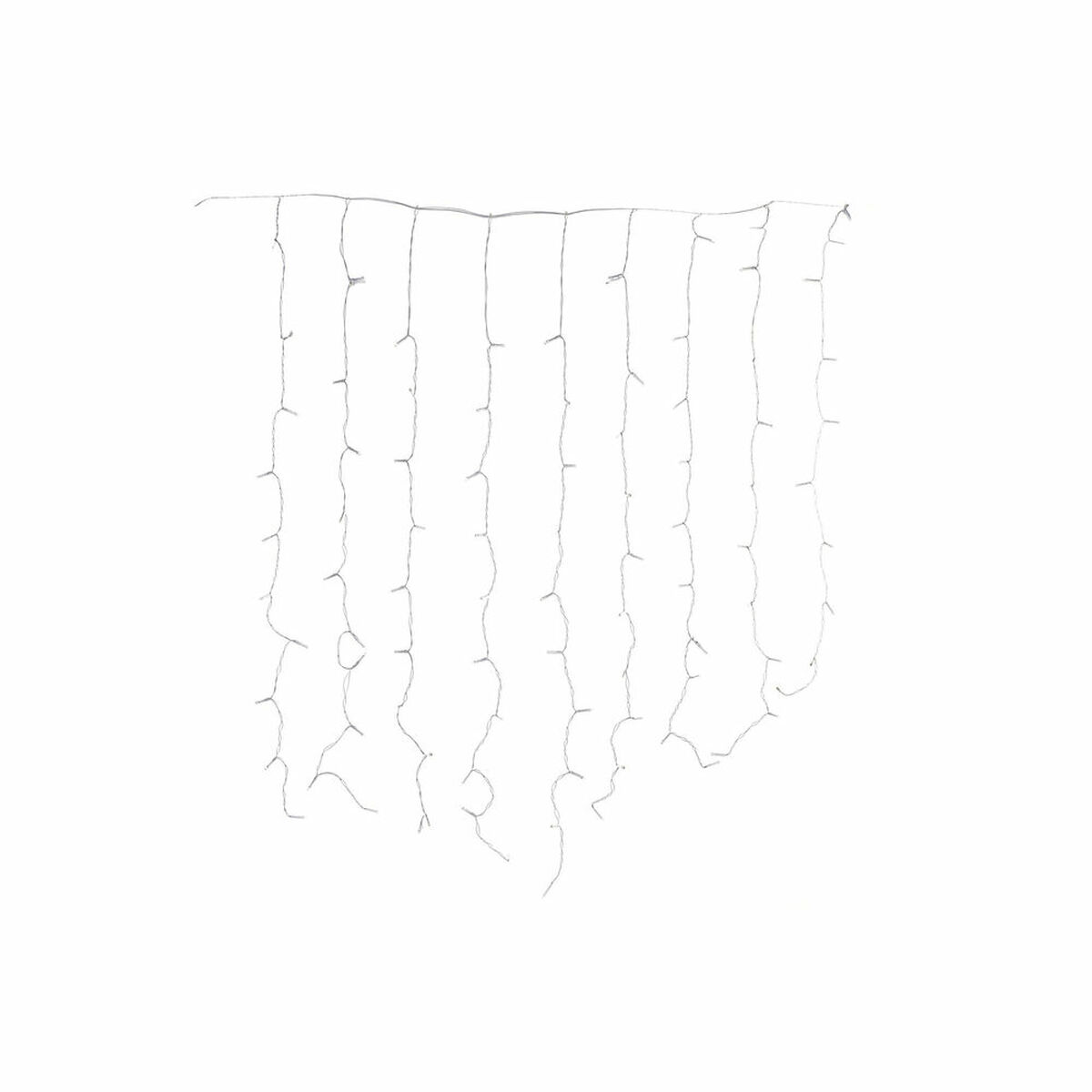 Cortina de Luces LED DKD Home Decor Azul 100 x 1 x 100 cm