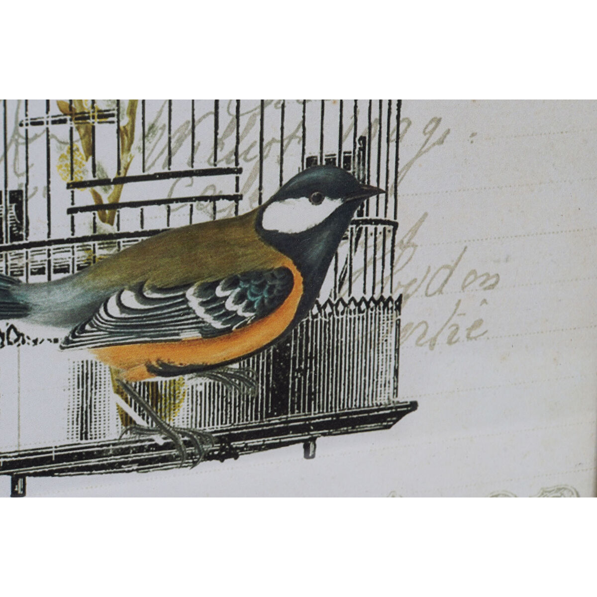 Lienzo DKD Home Decor Madera Lienzo 34 x 2 x 44 cm