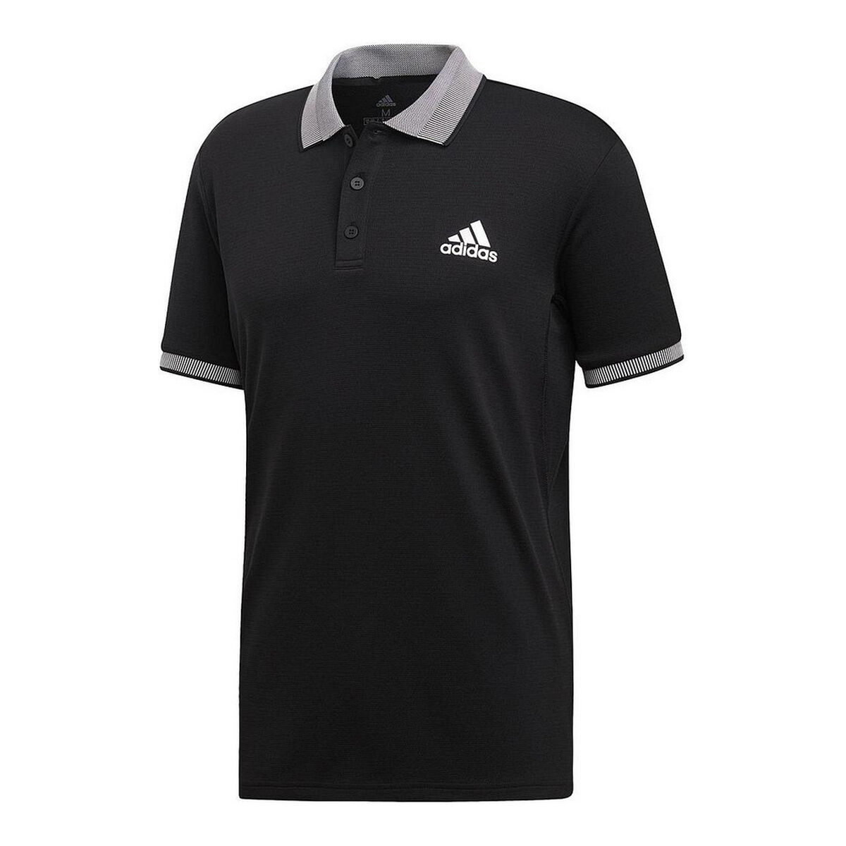 Polo de Manga Corta Hombre Adidas CLUB SOLID POLO DX1806 Negro Poliéster Hombre XS