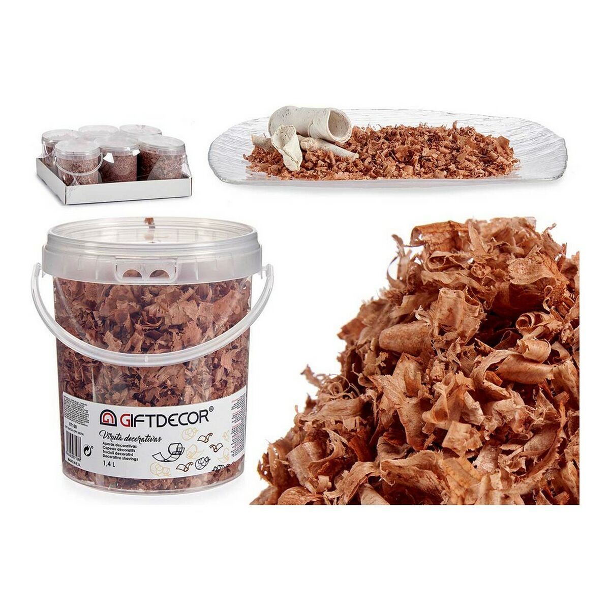 Viruta Decorativa Gift Decor 13 x 14 x 14 cm