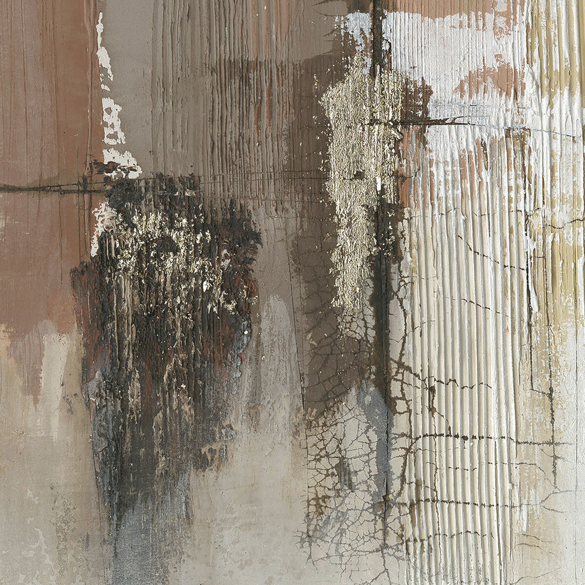 Lienzo DKD Home Decor Pino Lienzo 100 x 2,4 x 100 cm