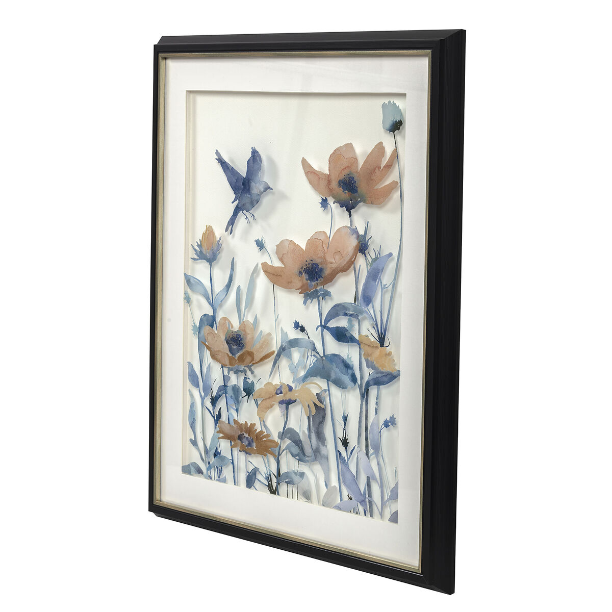 Cuadro DKD Home Decor Cristal Madera MDF 50 x 2 x 60 cm (3 Piezas)