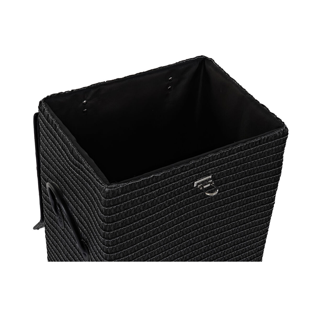 Cesta Multiusos DKD Home Decor Blanco Negro Polipropileno 45 x 34 x 49 cm 4 Kg