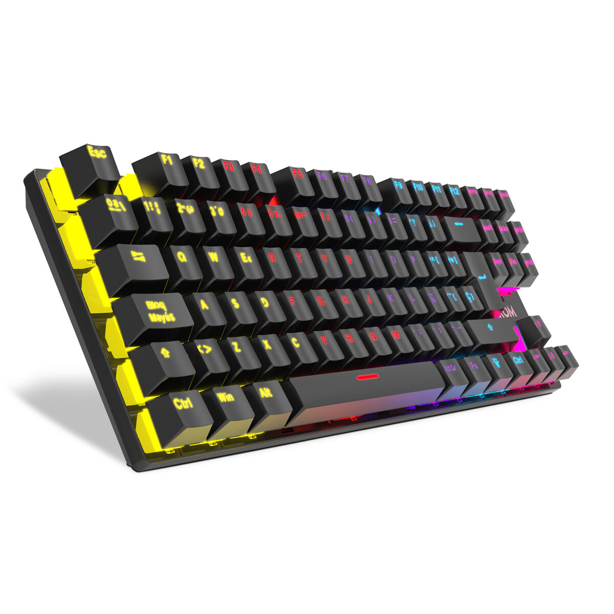 Teclado Krom NXKROMKASICTKL Negro Retroiluminado