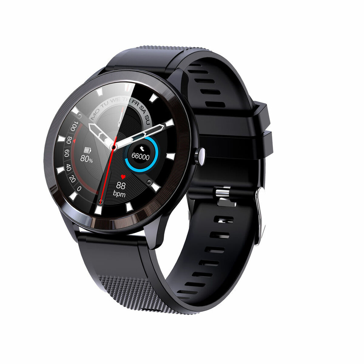 Smartwatch LEOTEC Wave Negro IPS 200 mAh Bluetooth 5.0 1,28"
