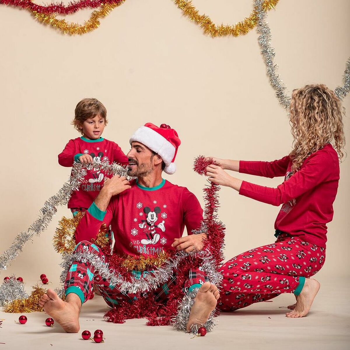 Pijama Infantil Mickey Mouse Rojo