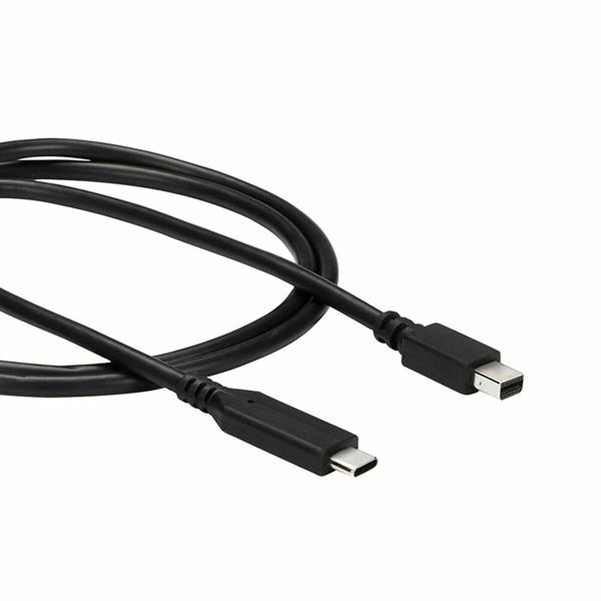Adaptador USB C a Mini DisplayPort Startech CDP2MDPMM1MB         Negro 1 m