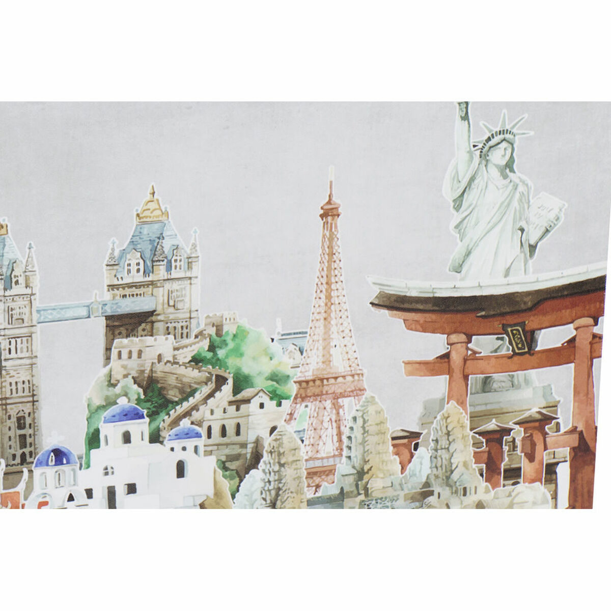 Lienzo DKD Home Decor Lienzo Madera MDF 90 x 2 x 30 cm