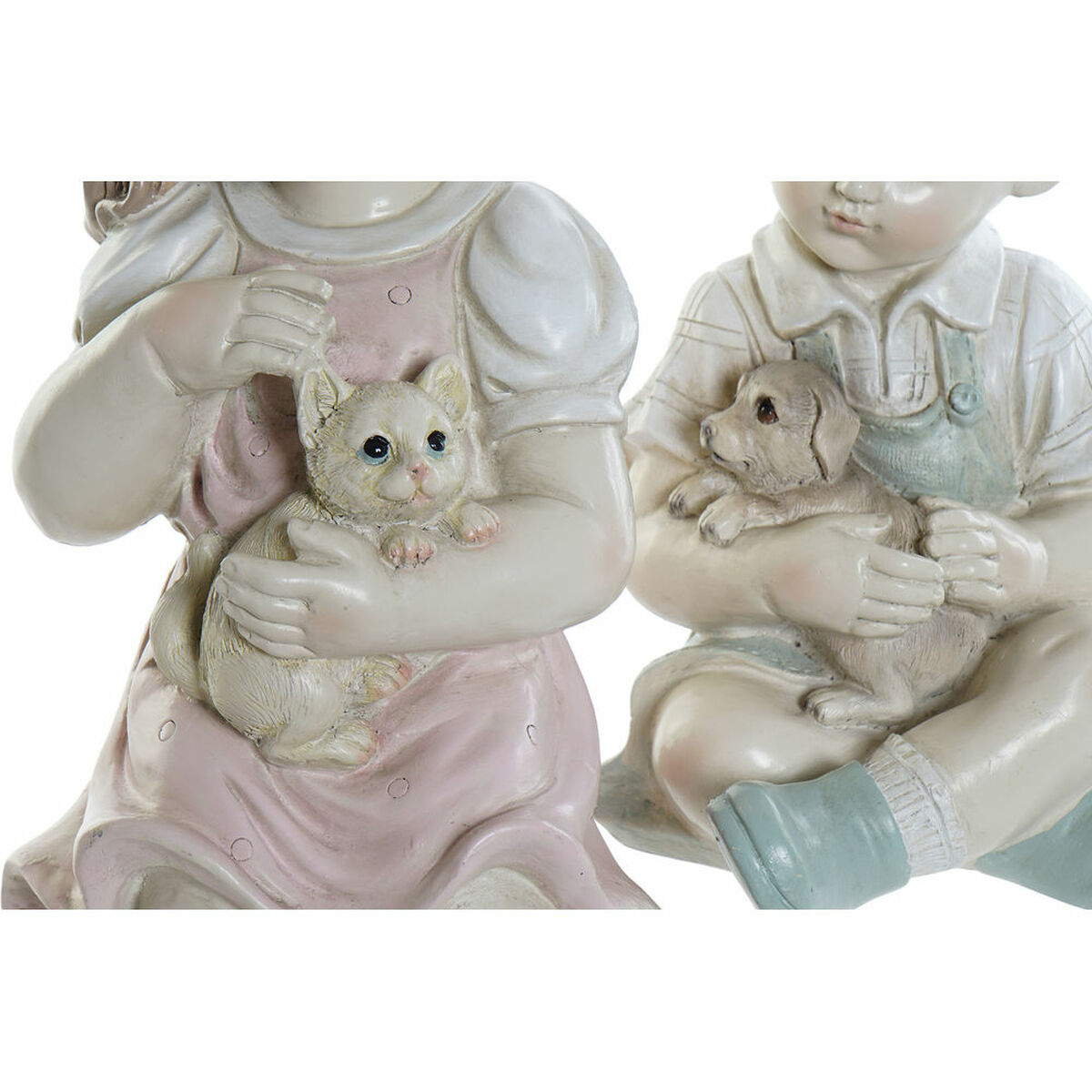 Figura Decorativa DKD Home Decor Resina Niño (14.5 x 16 x 26 cm) (2 pcs)