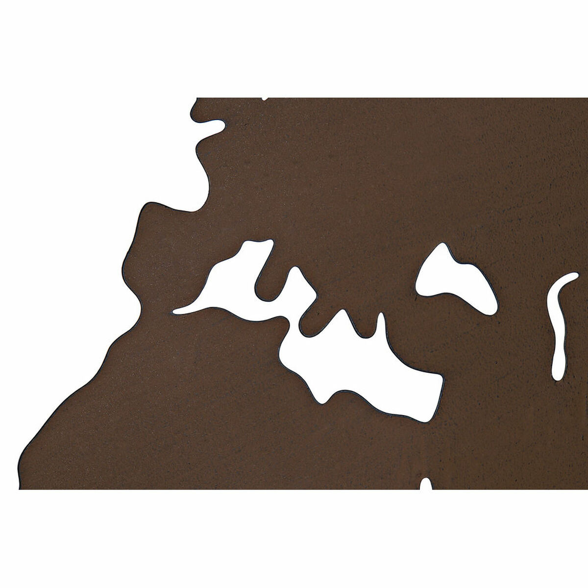 Decoración de Pared DKD Home Decor Metal Mapamundi (100 x 1 x 100 cm) (3 pcs)