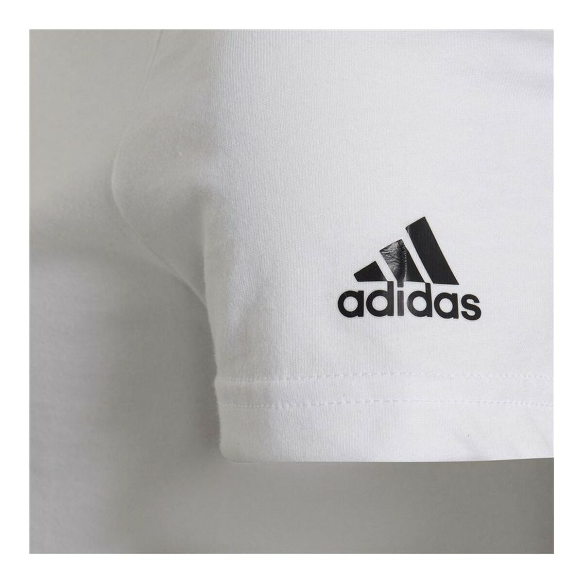 Camiseta de Manga Corta Infantil Adidas Graphic Blanco