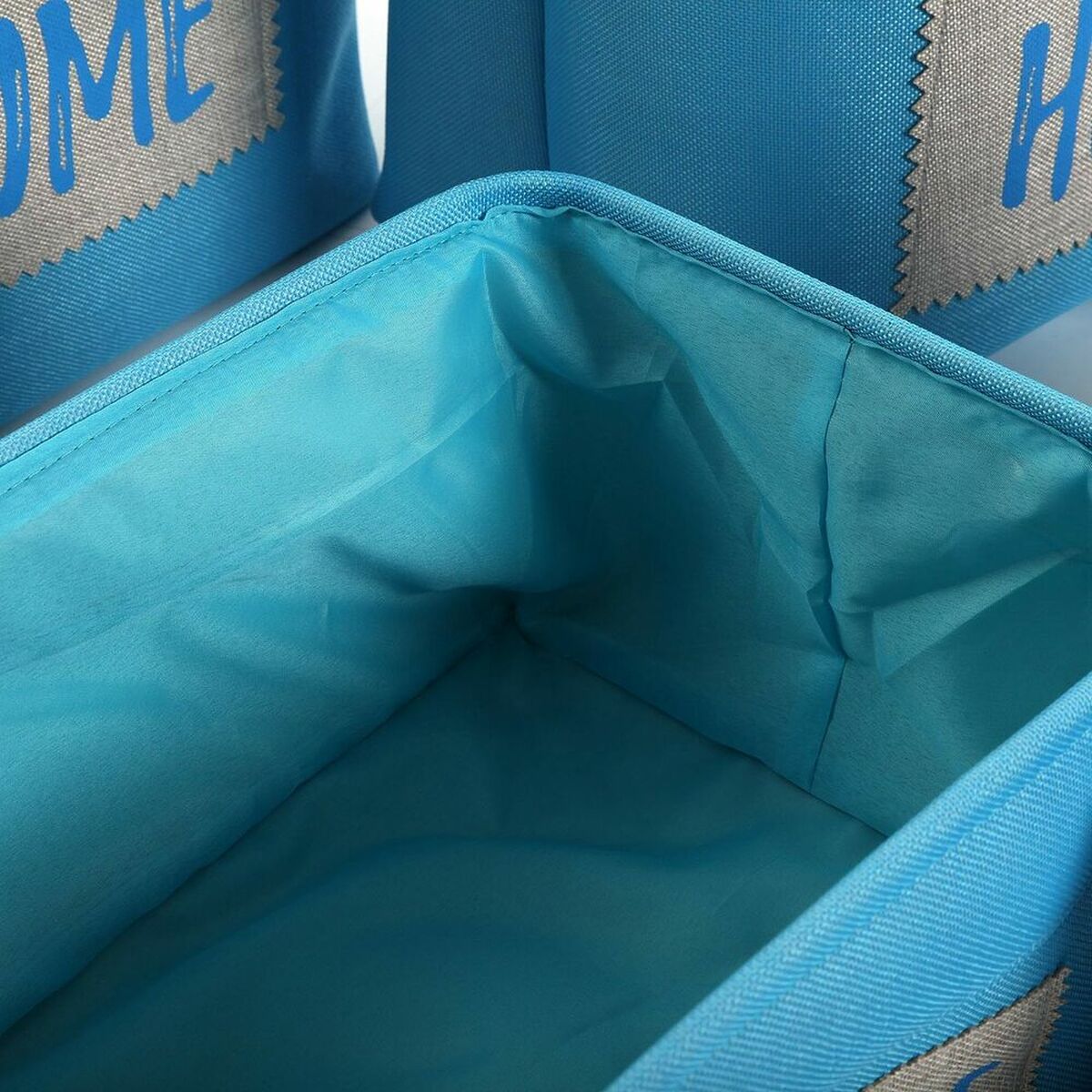 Juego de Cestas Versa Home 30 x 40 x 45 cm Azul