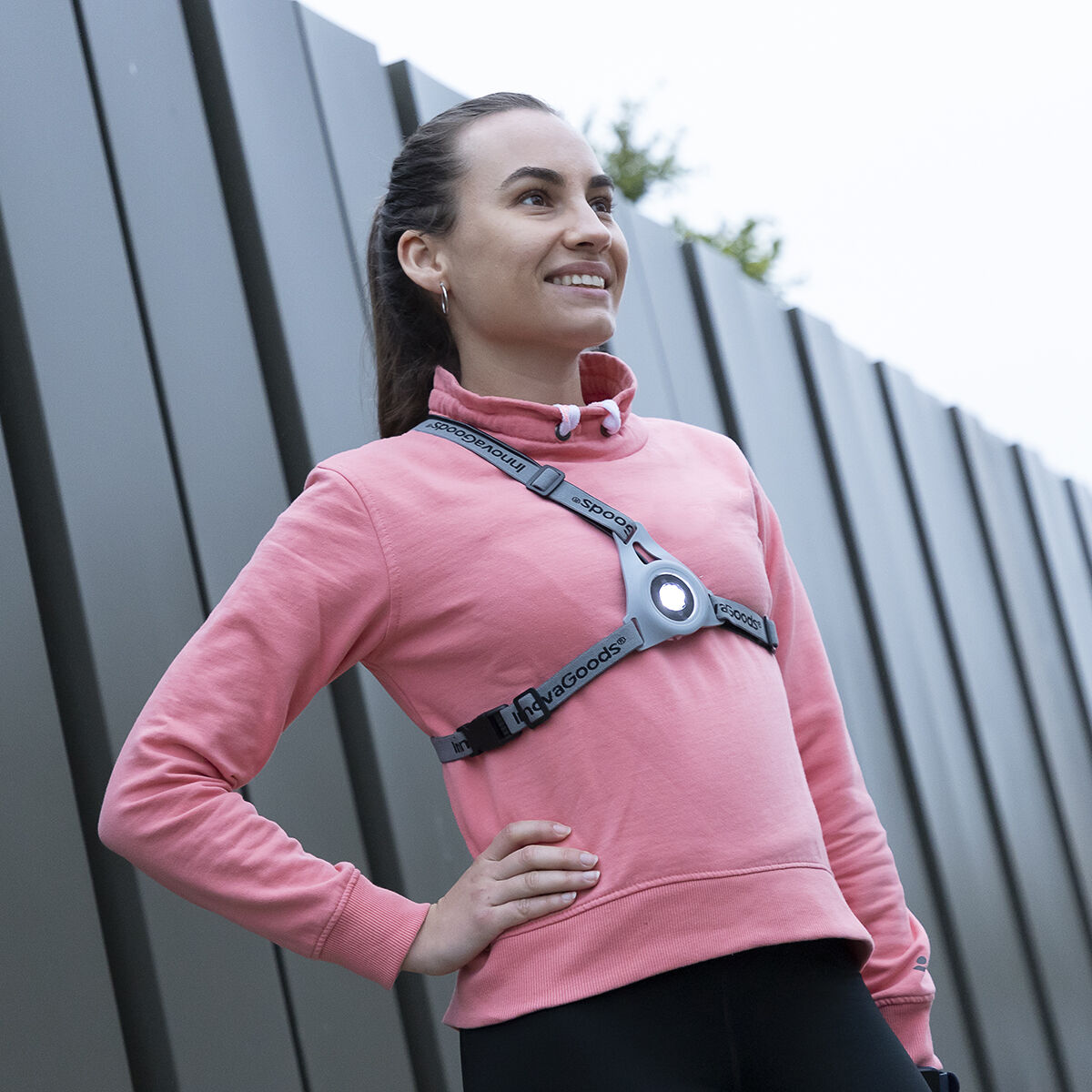 Arnés Deportivo con Luces LED Safelt InnovaGoods