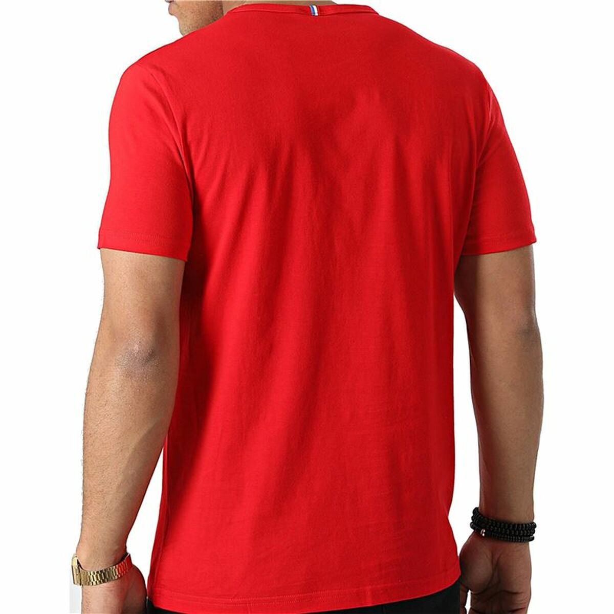 Camiseta de Manga Corta Hombre Le coq sportif Bat Nº2 Rojo Hombre