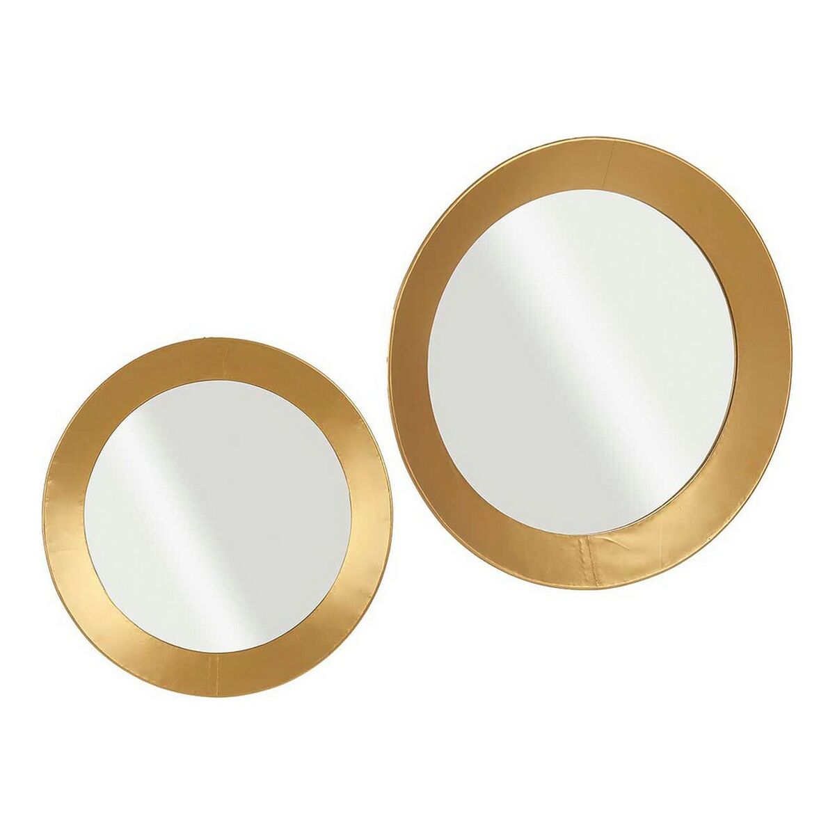 Espejo de pared Gift Decor Dorado 80 x 7,5 x 80 cm Círculo (80 Piezas)