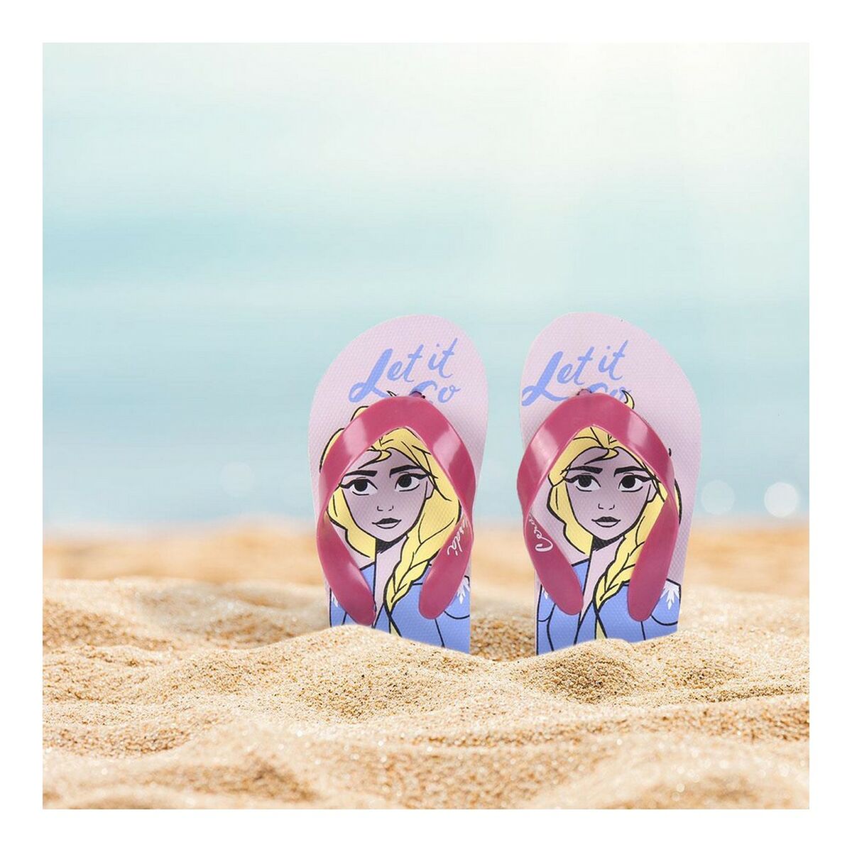 Chanclas para Niños Frozen Lila