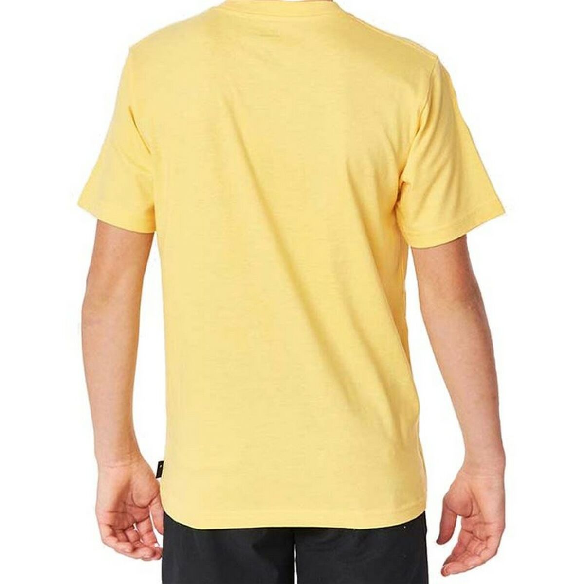 Camiseta de Manga Corta Infantil Rip Curl Corp Icon B Amarillo