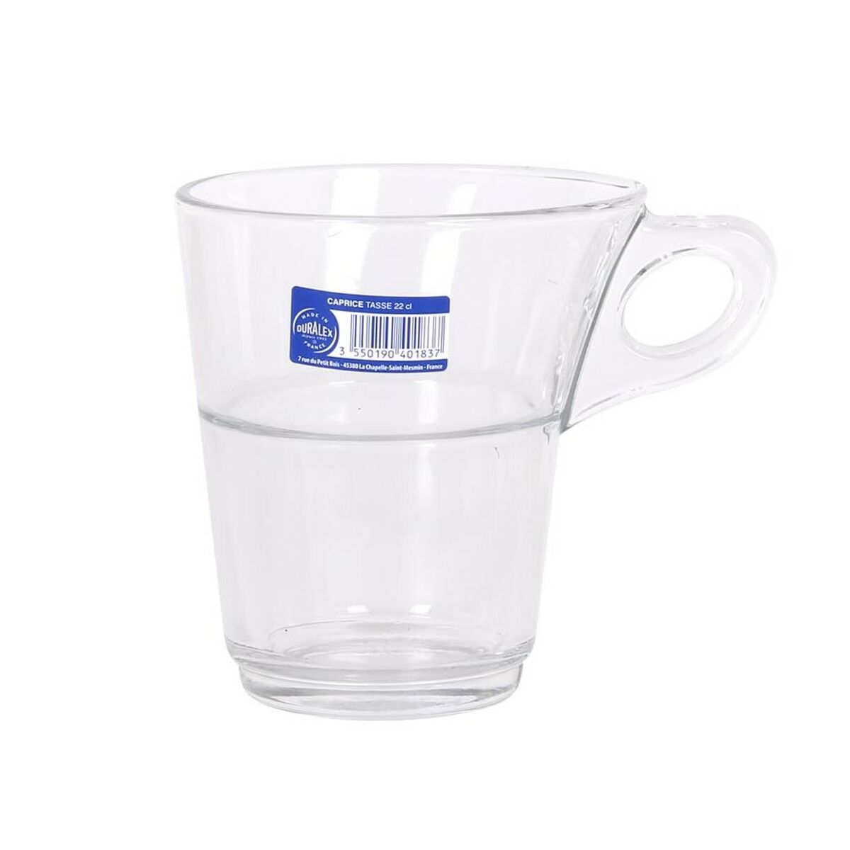 Juego de Tazas de Café Duralex Caprice 220 ml 22 cl 6 Piezas (6 Unidades)